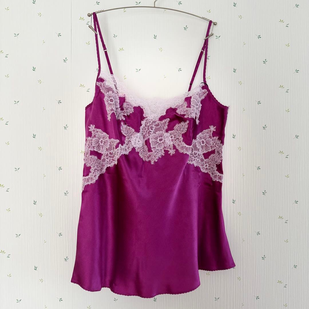 ワコールTrefle シルクキャミソール - メルカリ