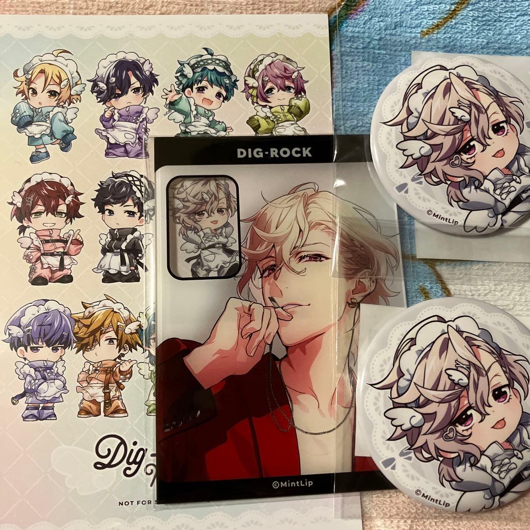 DIG ROCK まるくじ MASHIRO 缶バッジ アクリルカード - メルカリ
