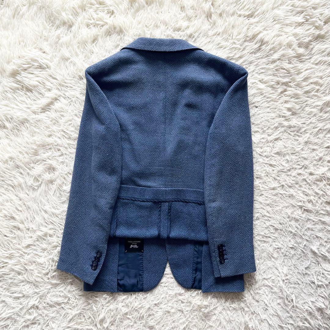 <美品>TAGLIATORE × ブリッラ ブルー コットン ジャケット 42 美品>TAGLIATORE × ブリッラ ブルー コットン ジャケット 42 - メルカリ