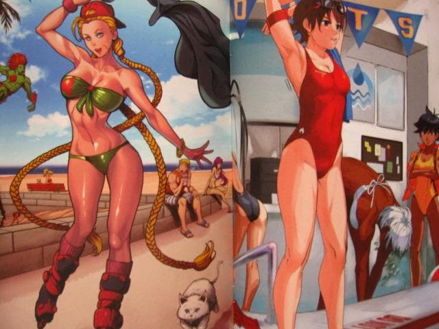 STREET FIGHTER SWIMSUIT SPECIAL　UDON　5冊組