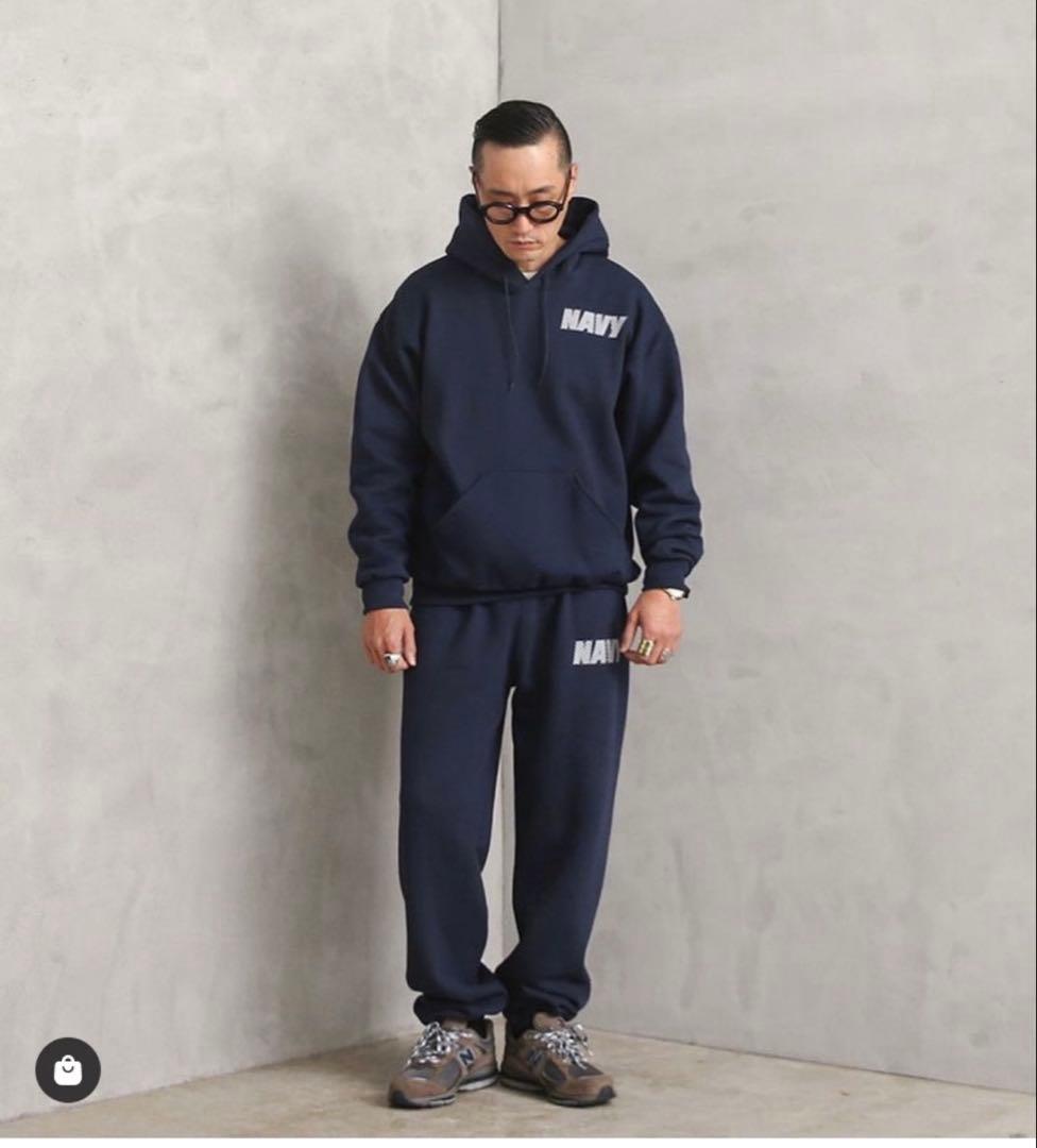 o*a様 Waiper SOFFE製 アメリカ海軍スウェットセットアップ 紺上下