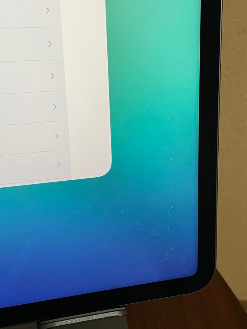 画面シミ】iPad pro 12.9 M1 第5世代 128GB wi-fi
