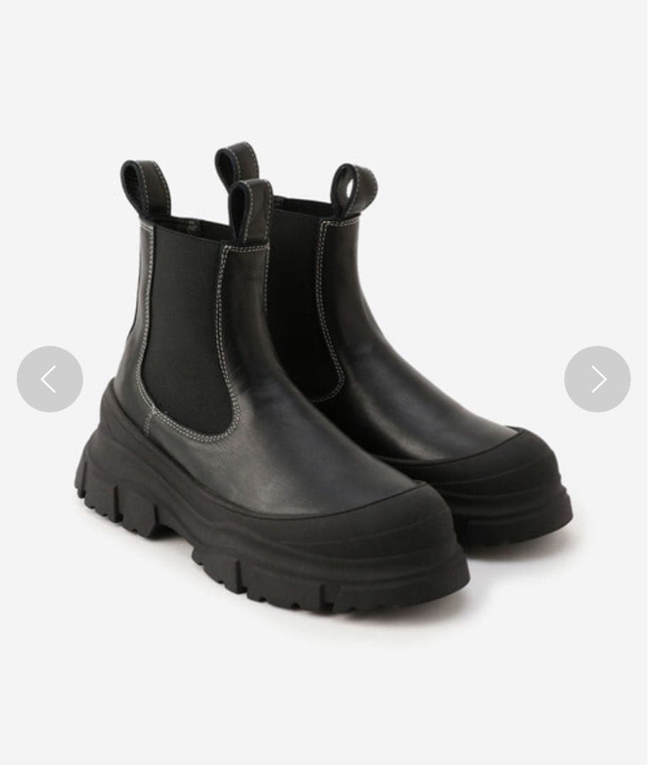 SOFIE D'HOORE ブラック サイドゴアブーツ - メルカリ