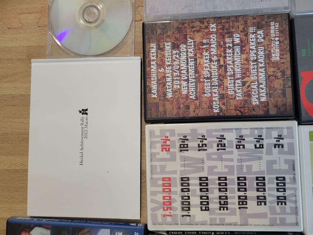 レア商品。美品。アムウェイ ビジネスツール DVD25枚、CD4枚、計29枚