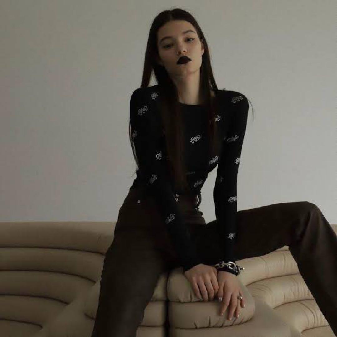 meltthelady mm sheer tops Black - メルカリ