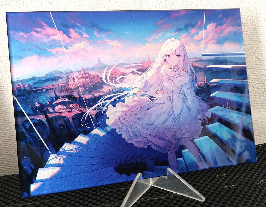 藤ちょこ アクリルアートプレート この広い世界で私だけの輝きを 絵師