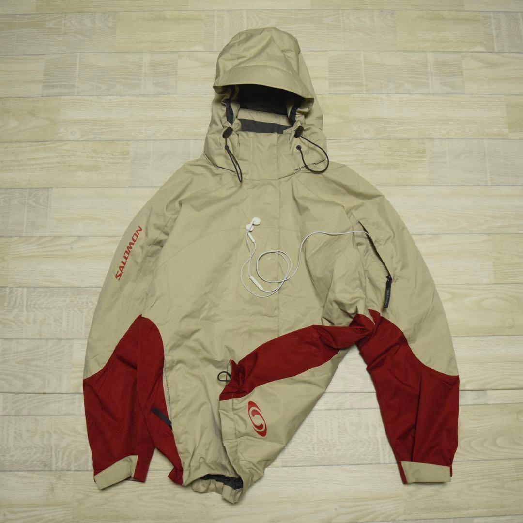 00s salomon archive 旧ロゴ スキーシェルジャケット ナイロン - メルカリ