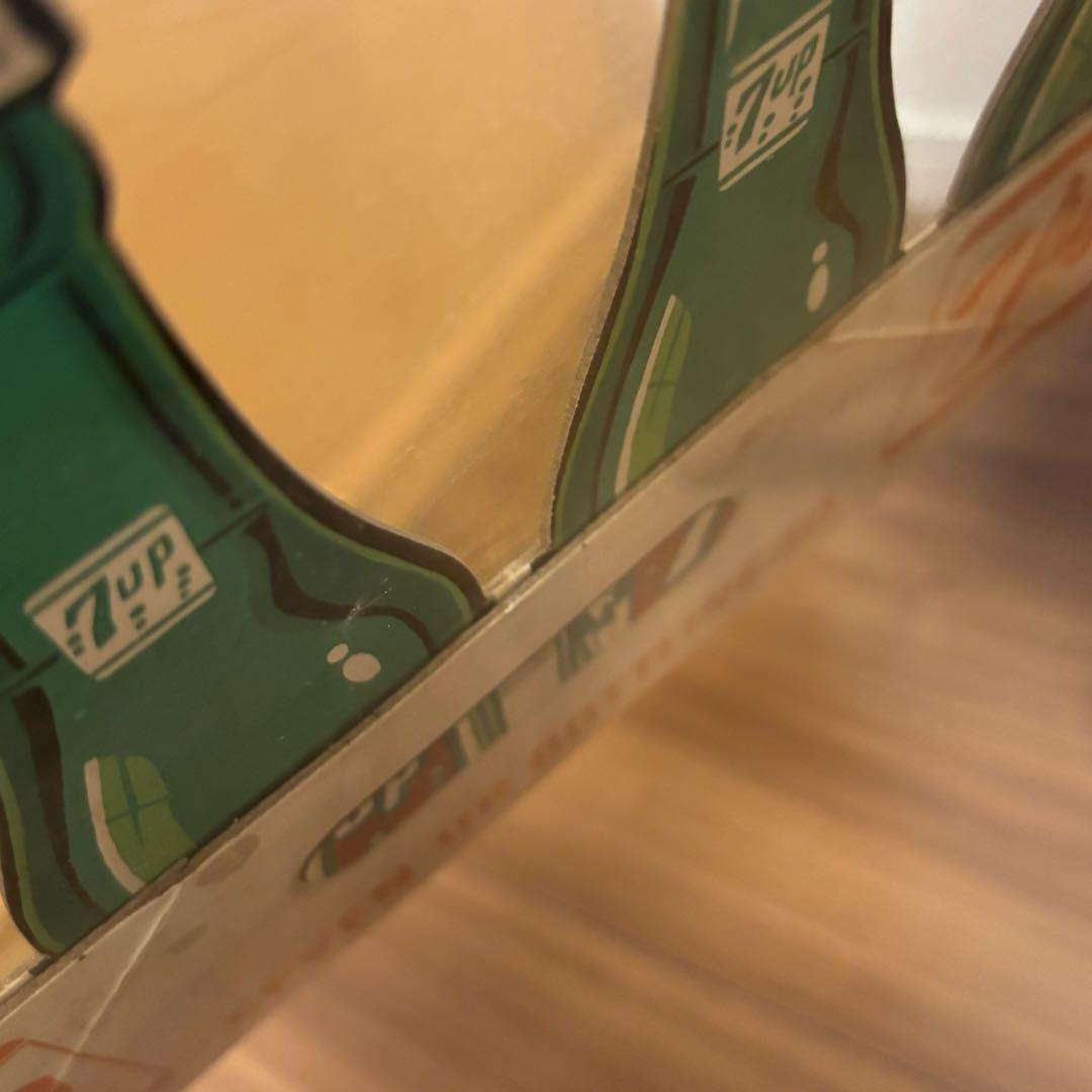 《本物》【7up セブンアップ】ヴィンテージ紙製看板