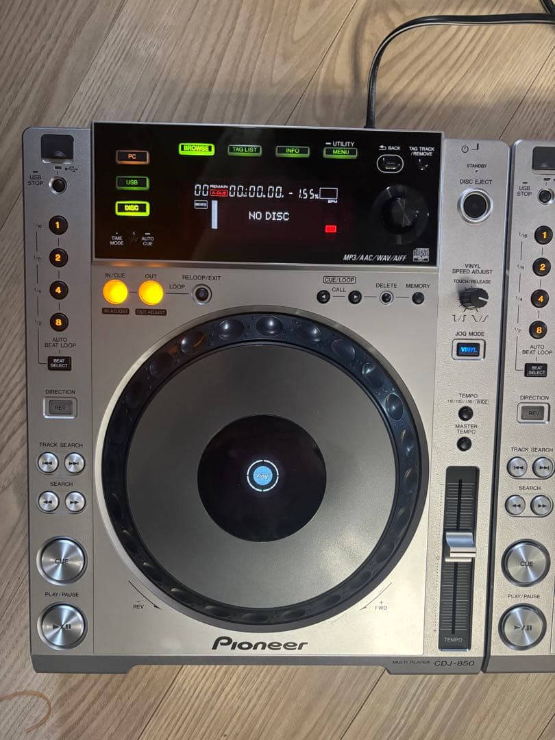 Pioneer CDJ-850 DJ機材 シルバー 取扱説明書付き - メルカリ