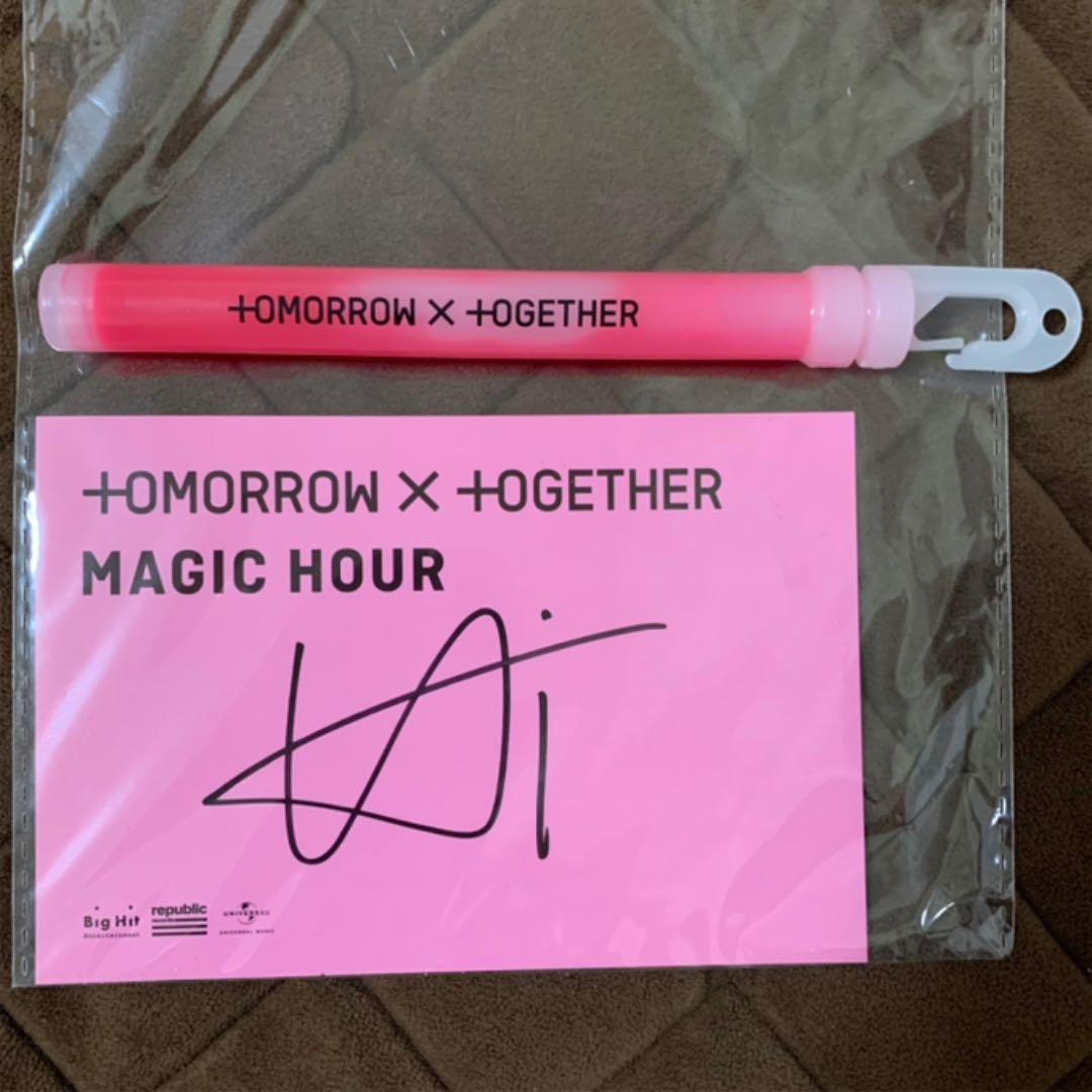 TXT ヒュニンカイ 直筆 サイン 値下げ - メルカリ