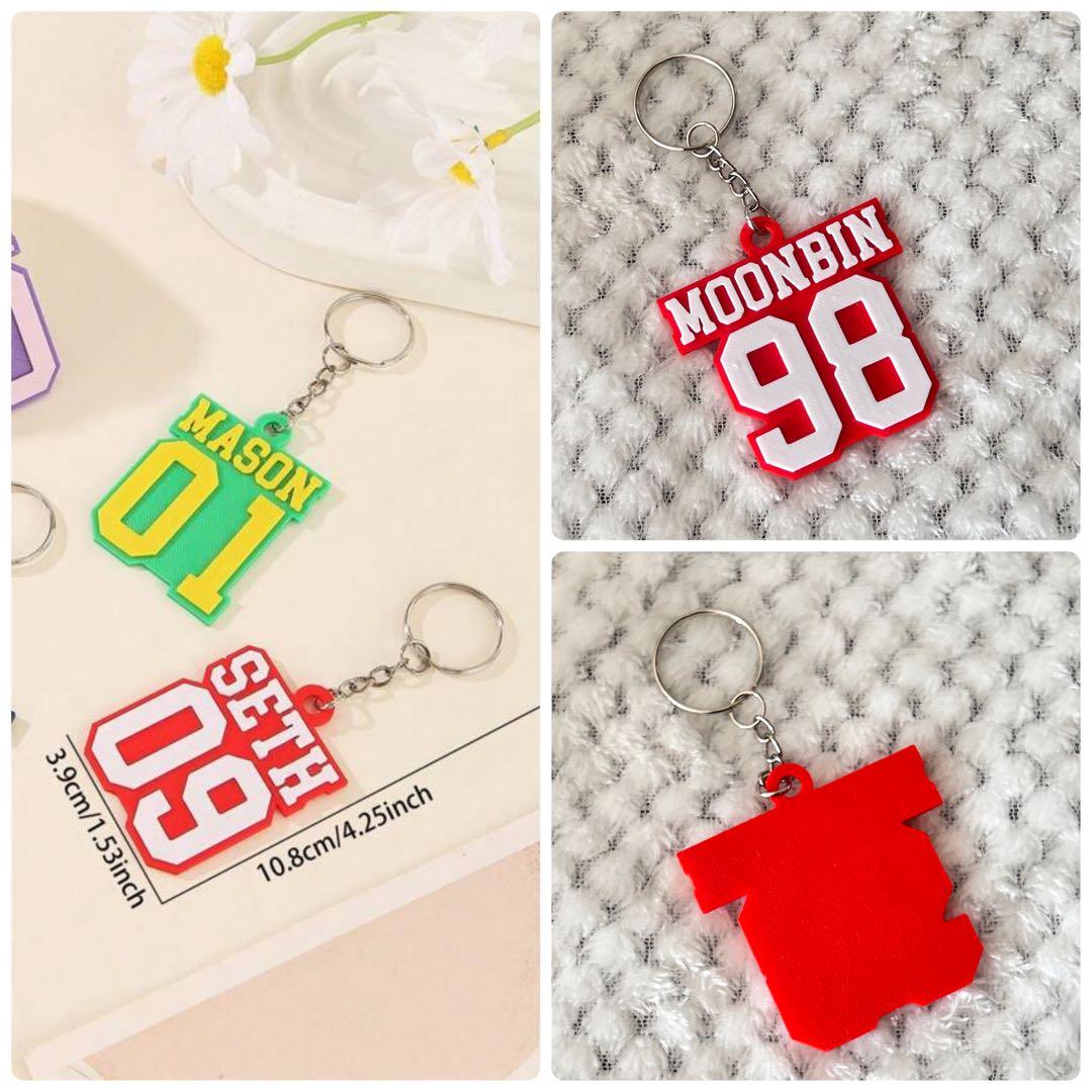 ASTROムンビンネームキーホルダー - メルカリ