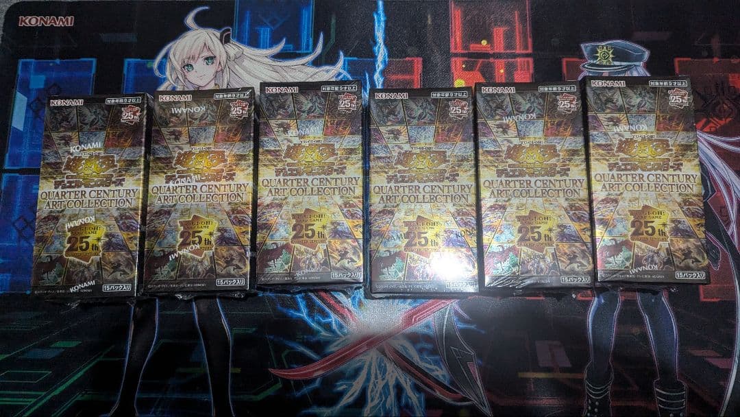 遊戯王OCG クォーターセンチュリーアートコレクション　6box シュリンク付き 遊戯王オフィシャルカードゲーム デュエルモンスターズ 【シュリンク