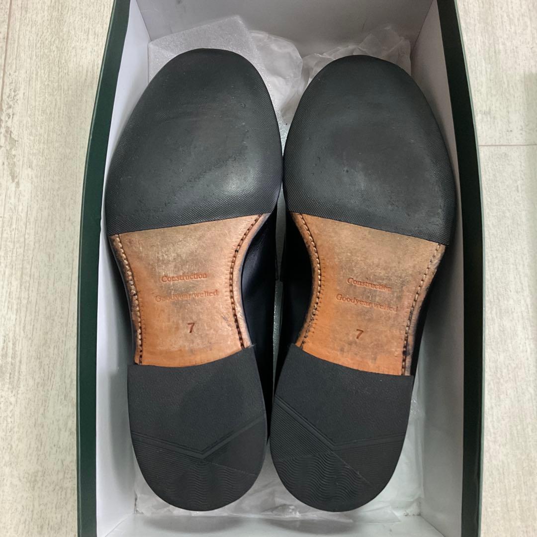 ユニオンインペリアル ローファーU2004 黒 サイズ7 - メルカリ