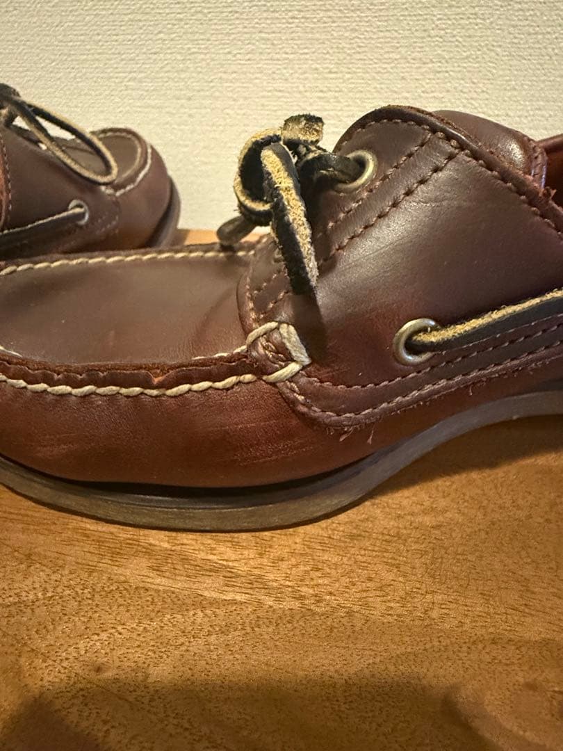 Timberland バーガンディ ローファー EU42 26.5cm