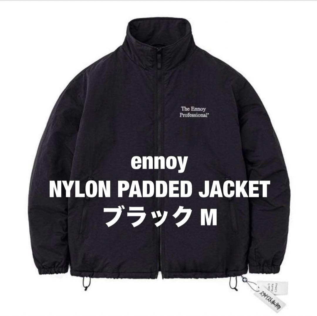 ENNOY Nylon Padded Jacket Triple Black M