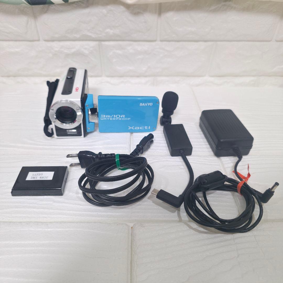 【動作確認ＯＫ】SANYO　Xacti　DMX-WH1E　防水　ハンディ【美品】 41Dv+-TIwdL.jpg