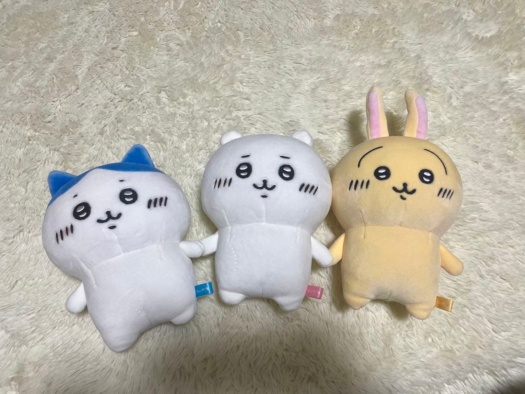 ちいかわ もちっとぬいぐるみS ちいかわ、ハチワレ、うさぎ(初期型