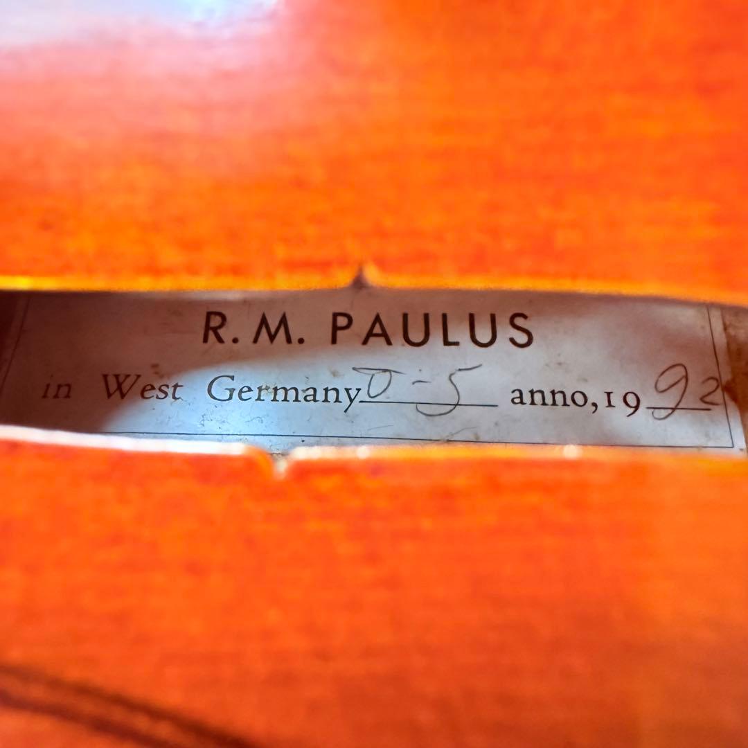 【調整品】R.M.PAULUS V-5 ヴァイオリン 1992年製