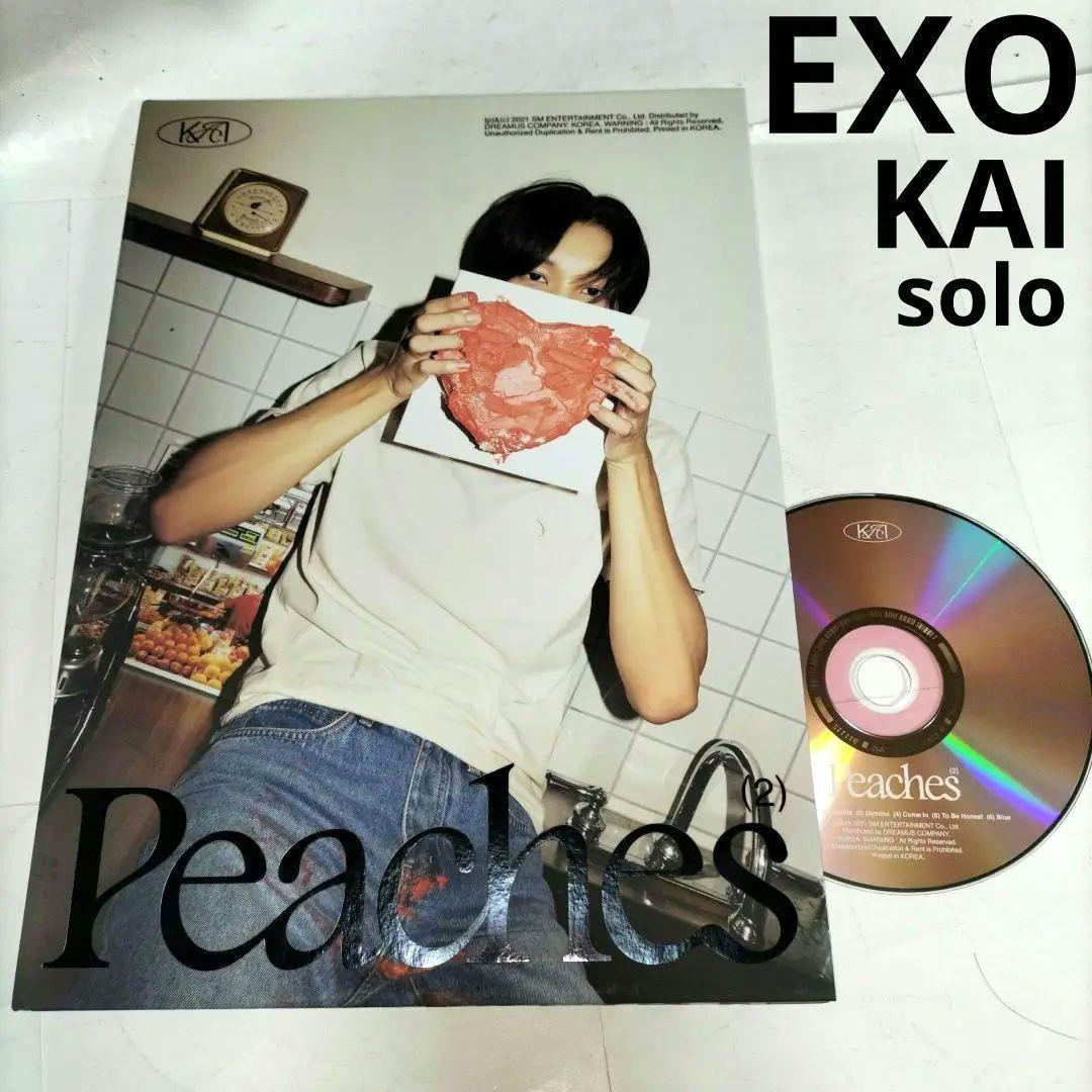 EXO KAI「PEACHES」KPOP韓国盤CD 韓流⭐IDOL⭐男性アイドル Amazon.com: EXO KAI Peaches 2nd Mini Album CD + Folding Poster +