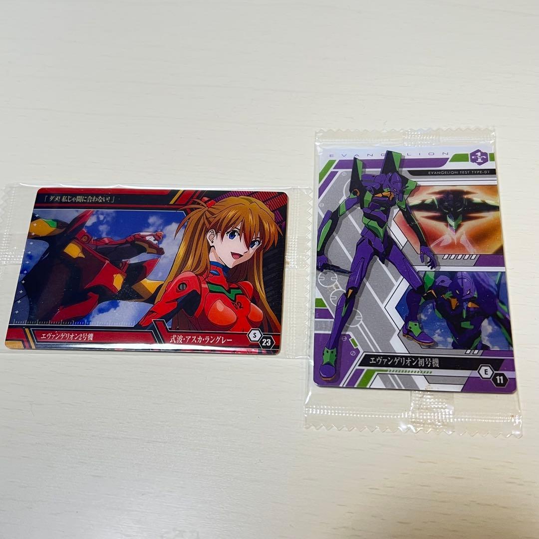 シンエヴァンゲリオン初号機•2号機 ウエハースカード - メルカリ