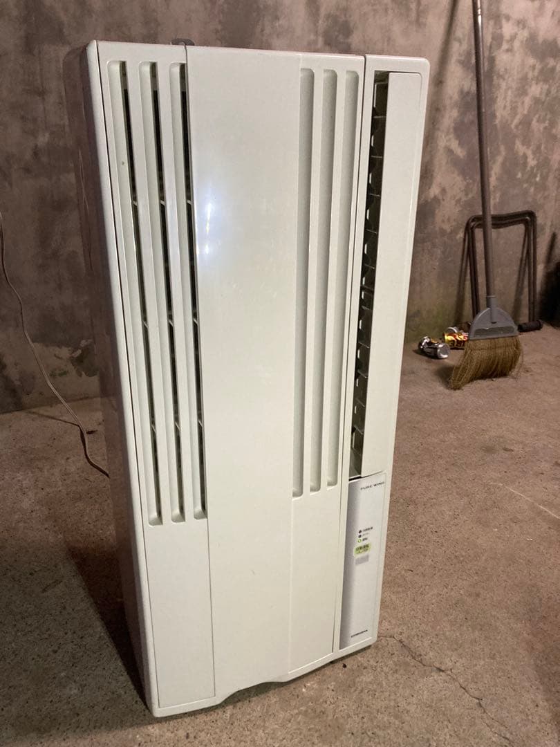 【ジャンク品】コロナ窓枠エアコン★CW-162H 本体のみ（リモコン付） Amazon | CORONA ウインドエアコン (冷房専用CWシリーズ用) テラス窓用