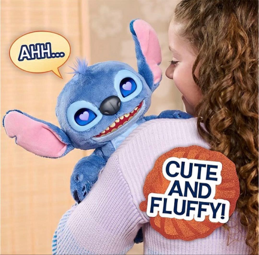 新品未開封 海外限定 Stitch スティッチ ぬいぐるみ LCD目付き 実写版