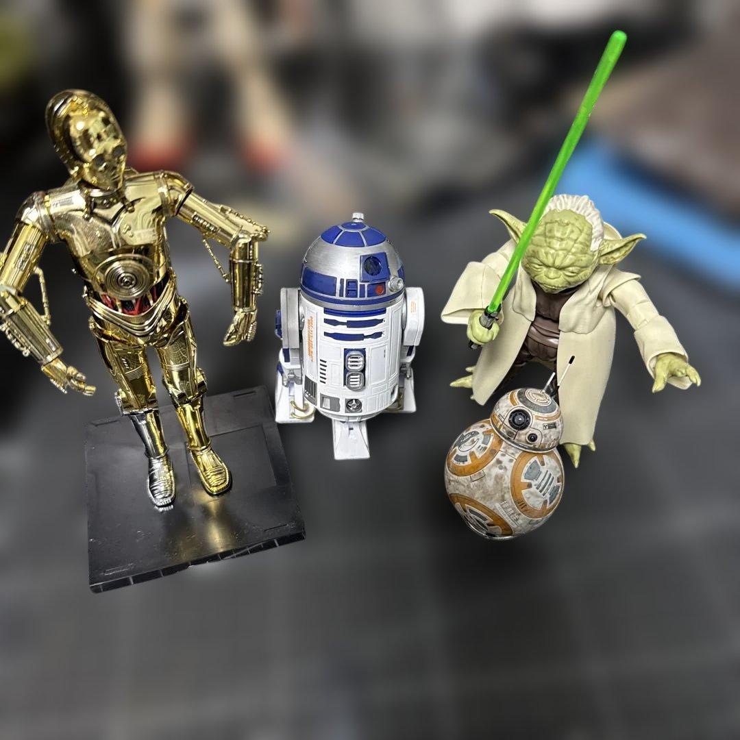 スター・ウォーズ プラモデルセット ヨーダ R2D2 C3PO BB8 - メルカリ