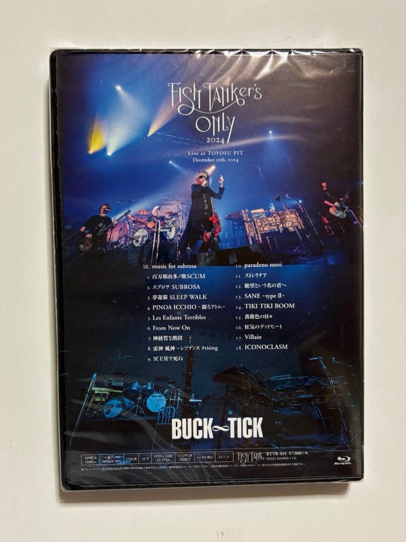 BUCK-TICK Blu-ray FTOnly2024通常盤 - メルカリ