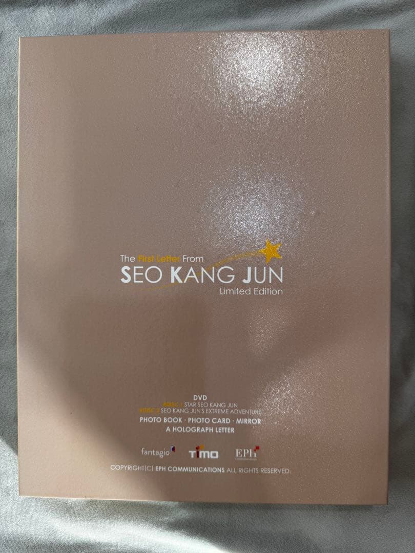 【値下げ】直筆サインあり　ソ・ガンジュンDVD 写真集　ファーストレター