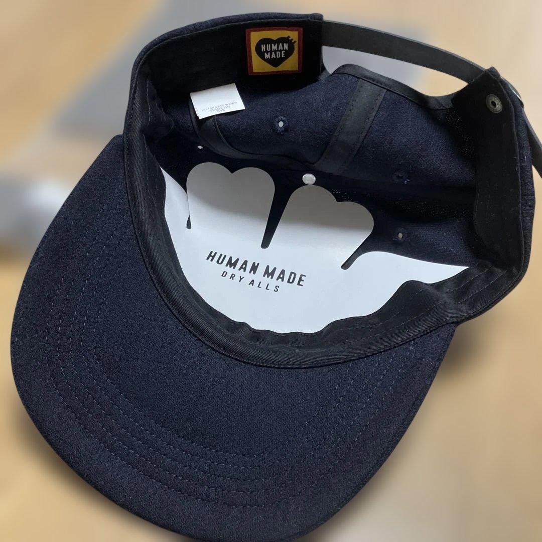 Human Made ネイビーキャップ HM30GD032 F - メルカリ