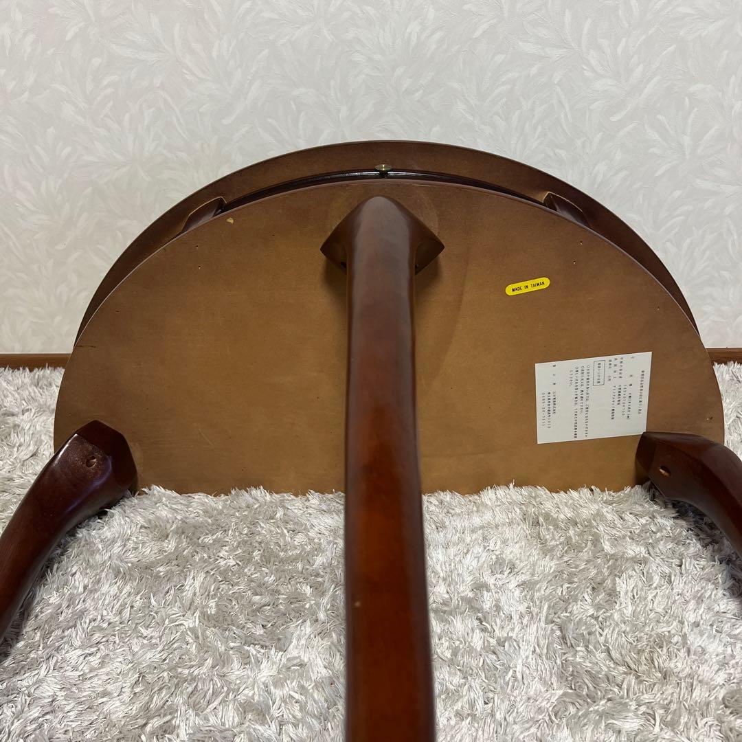 きつねうどん様コンソールテーブル引き出し付き 猫脚ハーフムーン半円