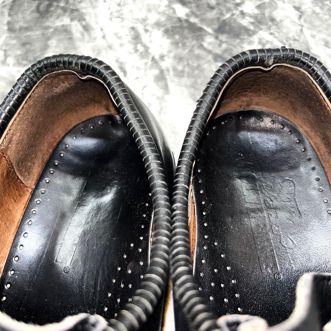 希少✨ ウルヴァリン 革靴 チロリアンシューズ ビブラムソール 黒 24.5cm