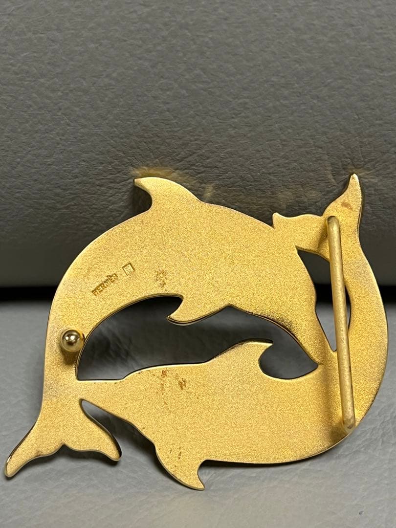 boss114様専用 エルメス バックル イルカデザイン - メルカリ