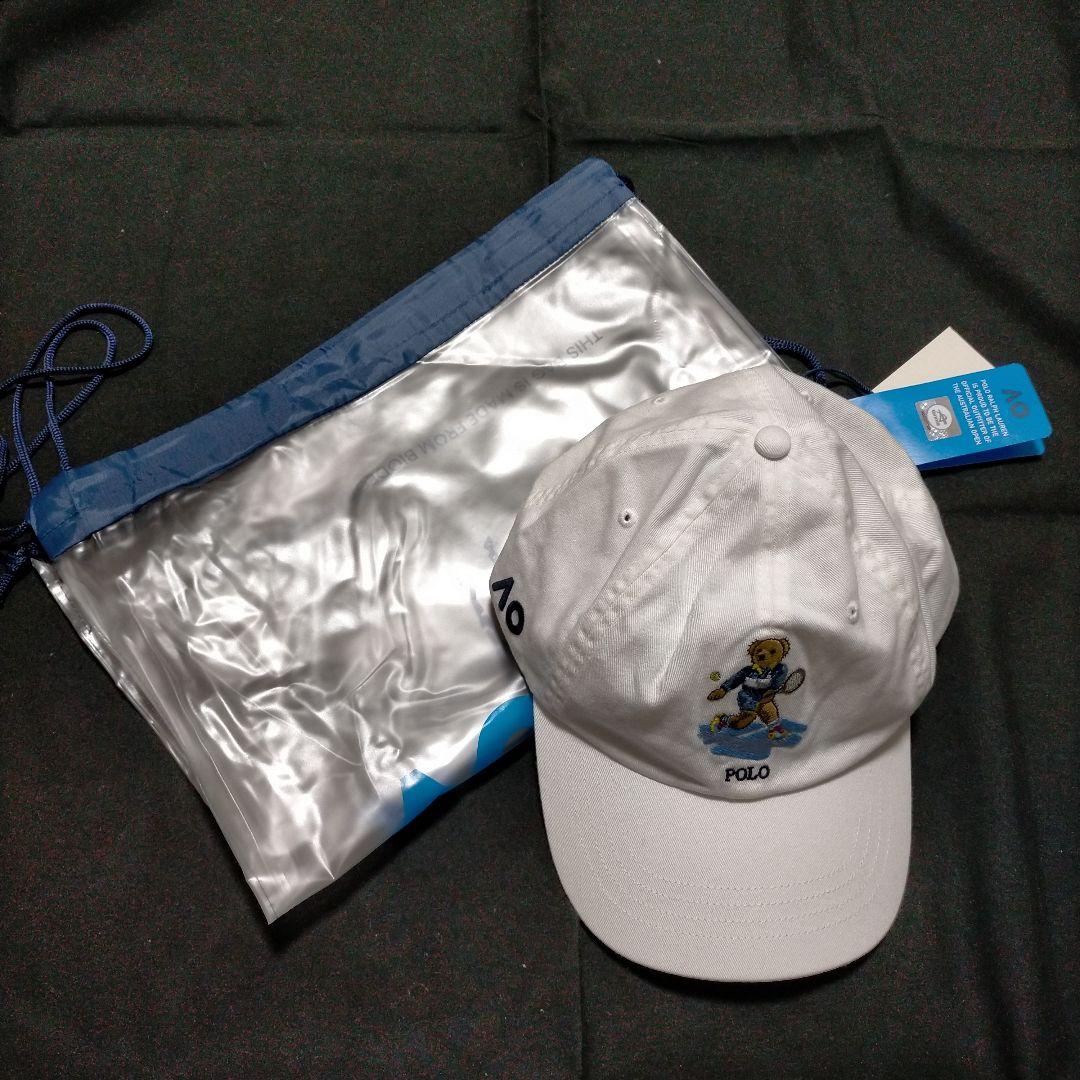 オーストラリアンオープン POLOベアボールキャップ AO テニス 限定バック付 オーストラリアン オープン Polo ベア ボール キャップ | ラルフ