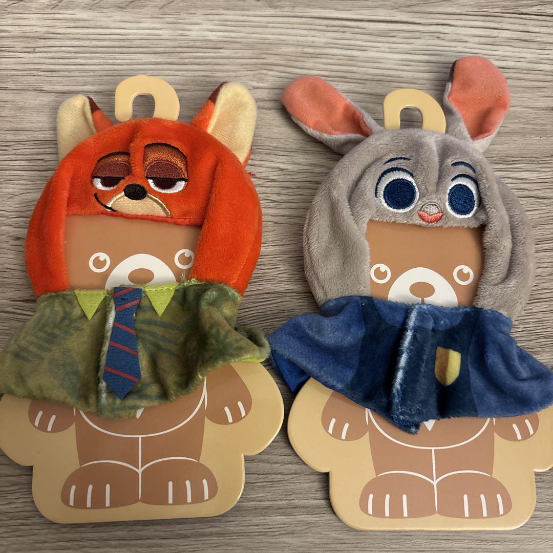 ユニベアシティ ポンチョ ズートピア ニック ジュディ ぬい