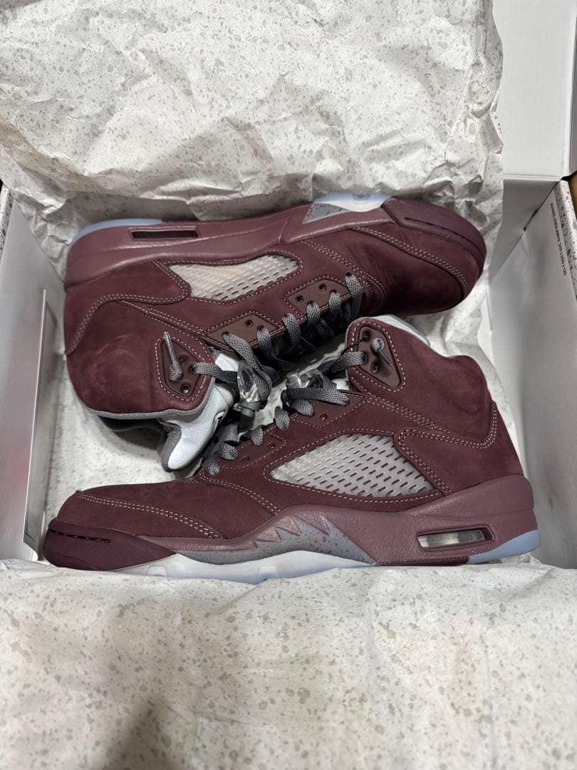 シューズ(男性用) Nike Jordan5 Retro Burgundy(2023) Jordan 5 Retro SE 'Burgundy' 2023 - Air Jordan - DZ4131 600 - deep