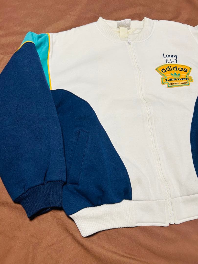 90s adidas アディダス スウェットスタジャン \"LEADER\" 中綿