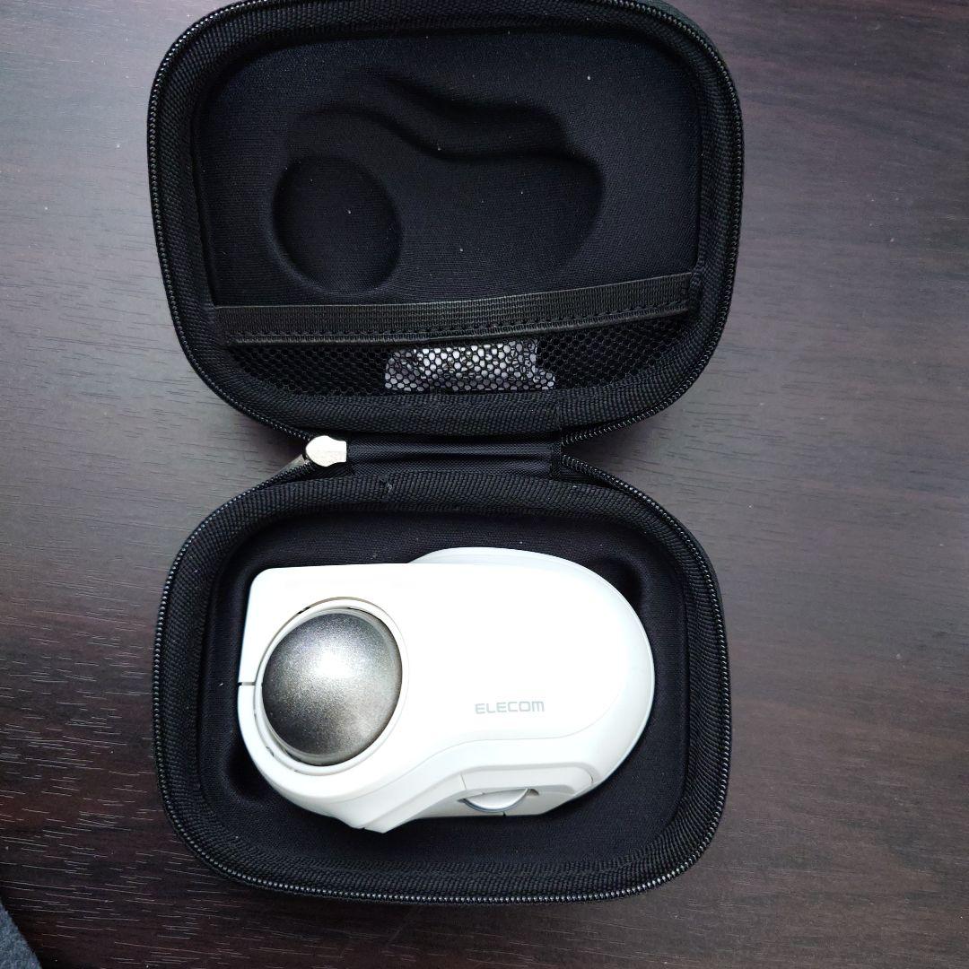 ELECOM トラックボールbitra ホワイト ケース付き - マウス・トラック