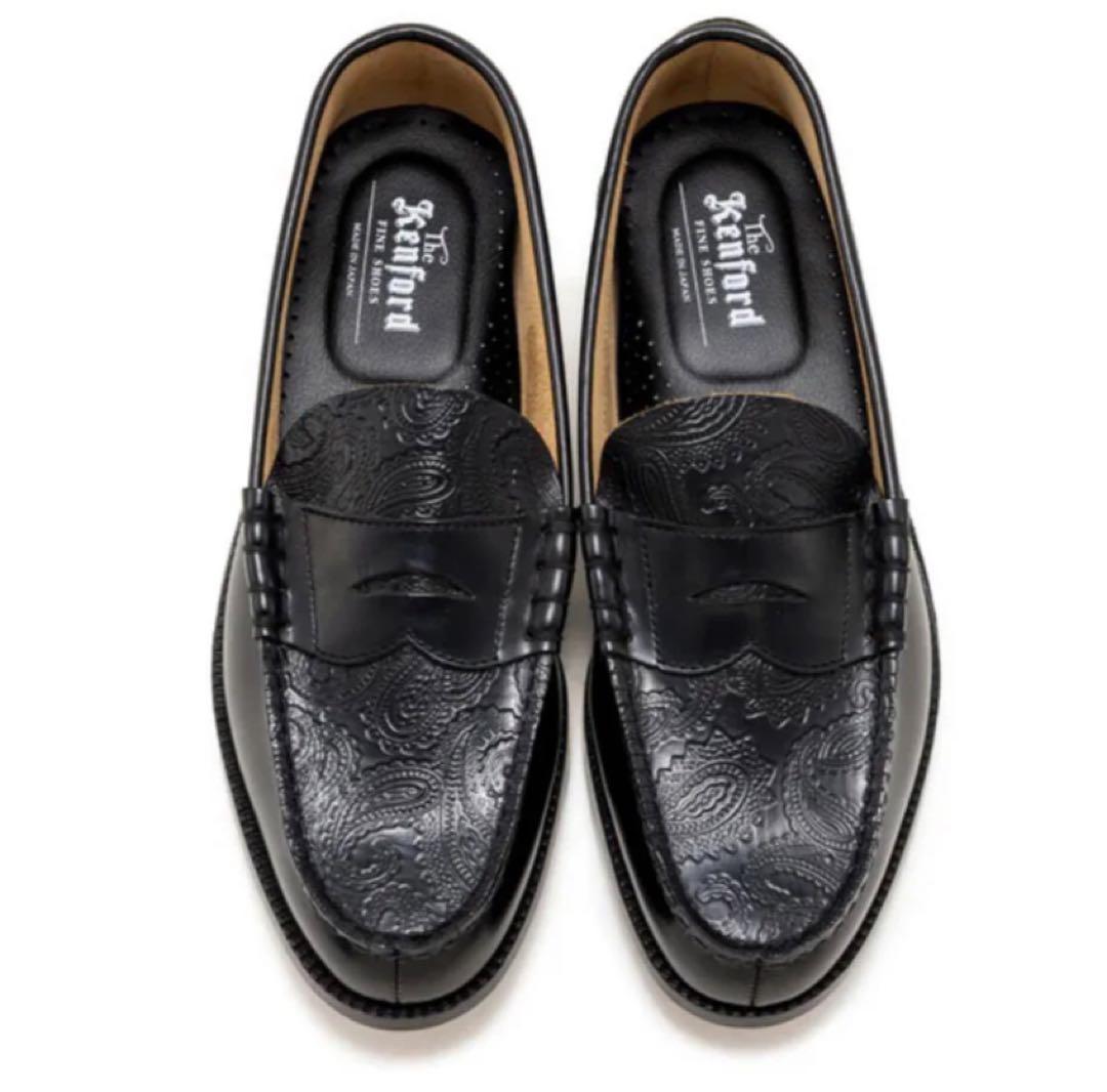 25.5cm Kenford Fineshoes Loafer ペイズリー