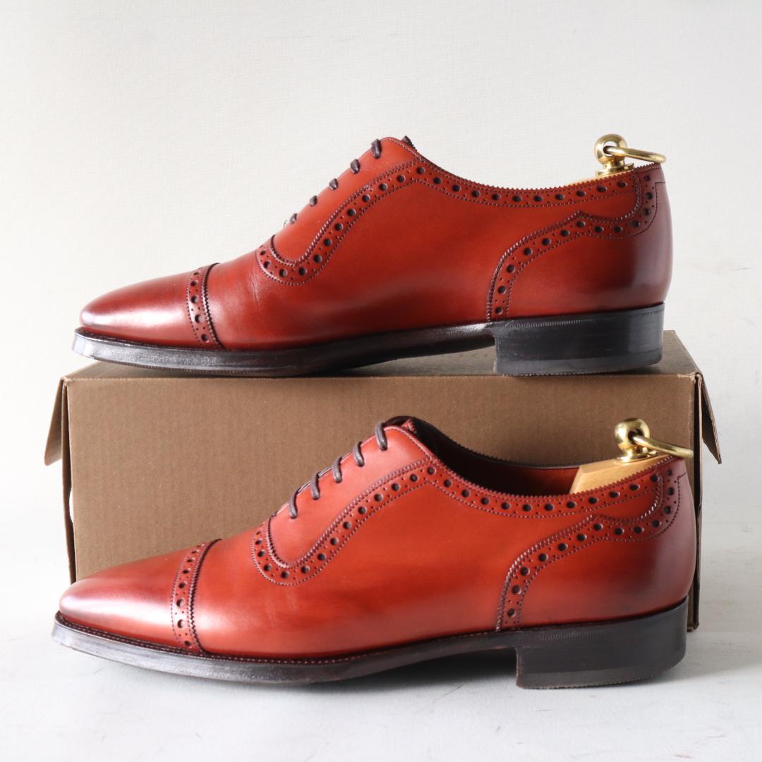 美品 ガジアーノ&ガーリング セントジェームスⅡ 5.5E 24cm チェリー