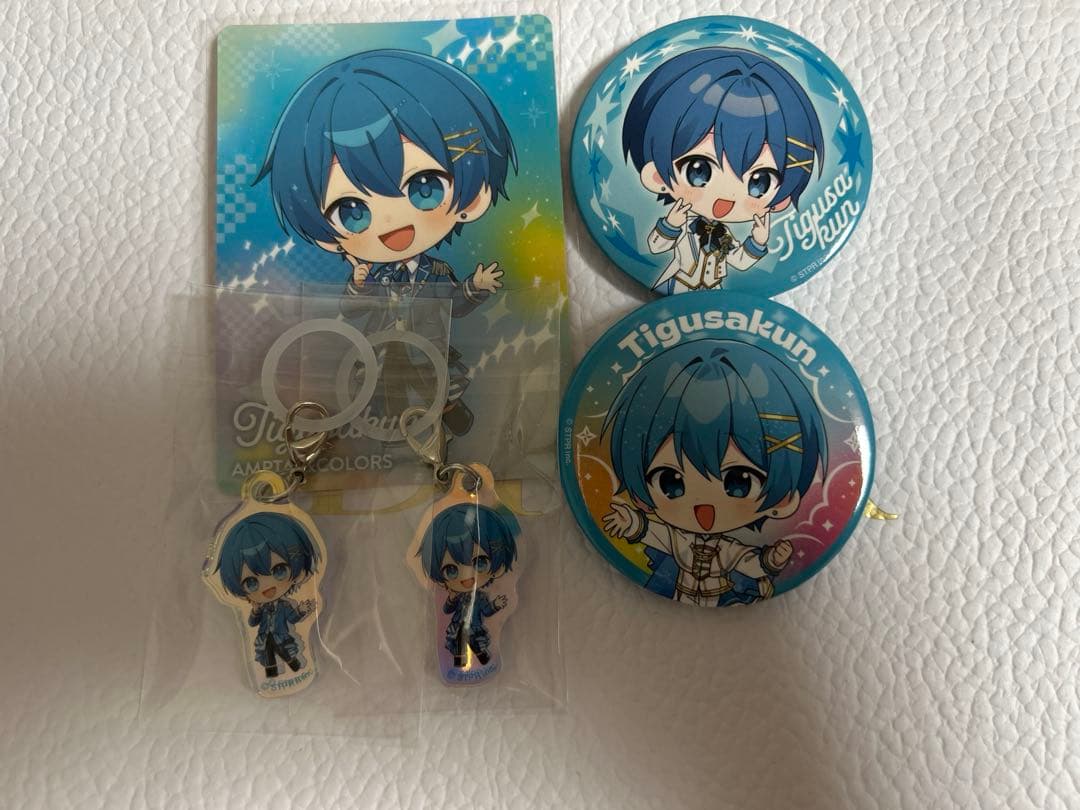 AMPTAK ちぐさくん 缶バッジ オーロラチャーム - メルカリ