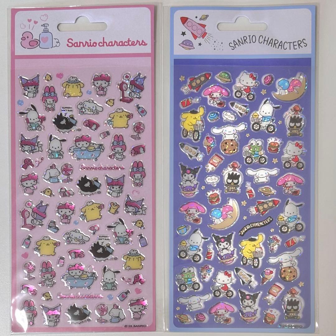 サンリオ 海外ライセンス ぷっくりシール ぷくぷくシール 樹脂もり