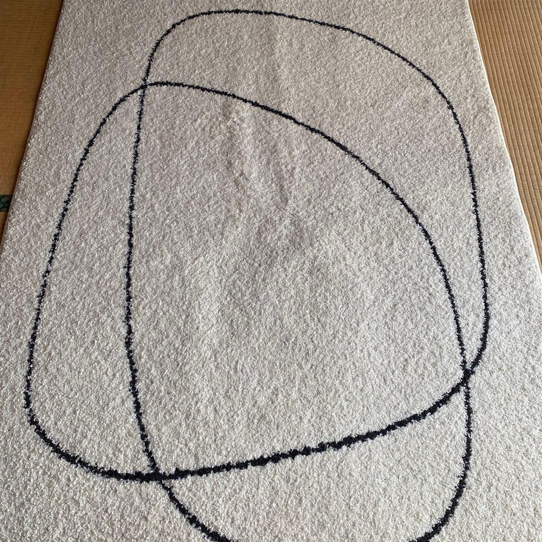 unico ラグ GRABE グラーベ 絨毯 ナチュラル シンプル - メルカリ