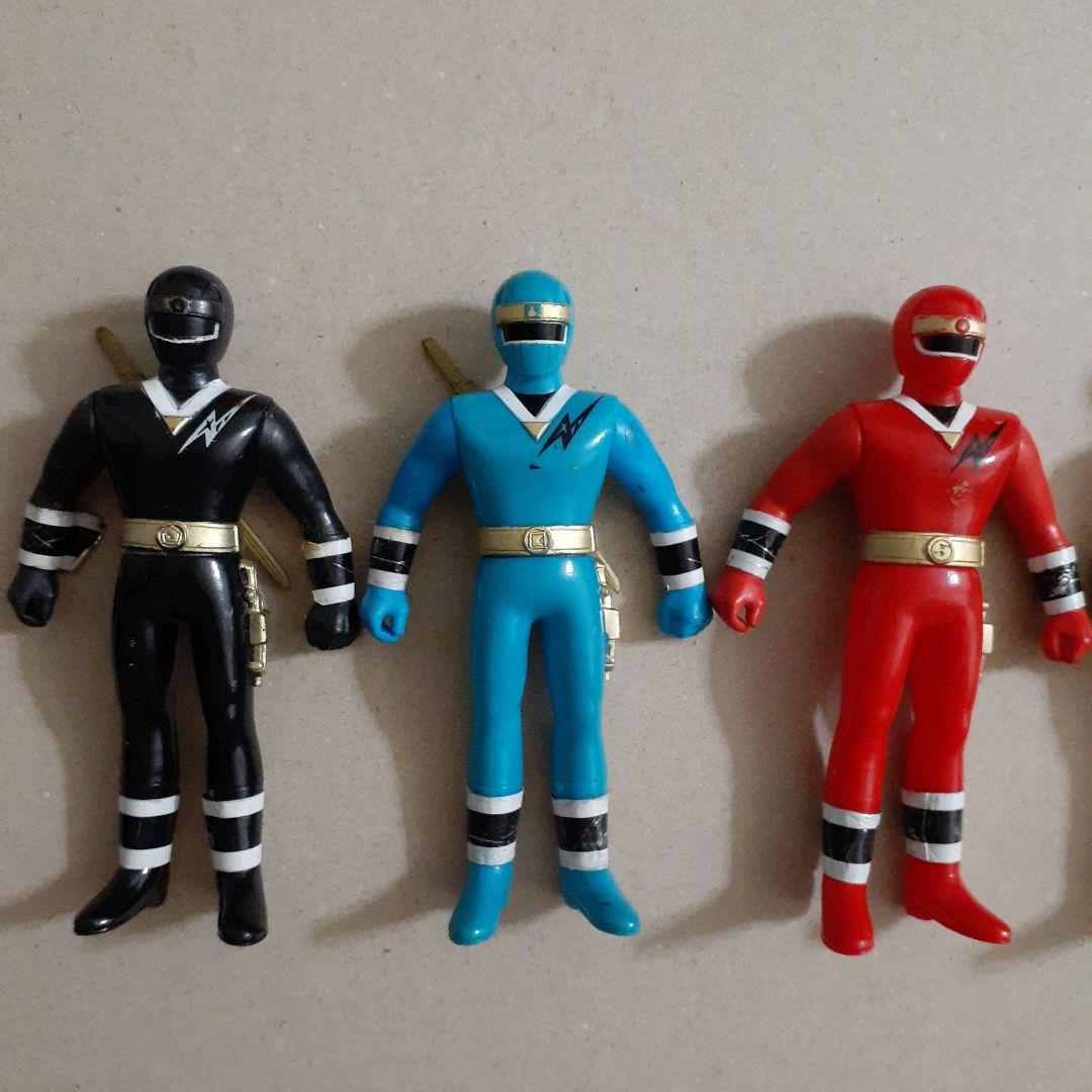 カクレンジャー5セット 忍者戦隊カクレンジャー ソフビフィギュア