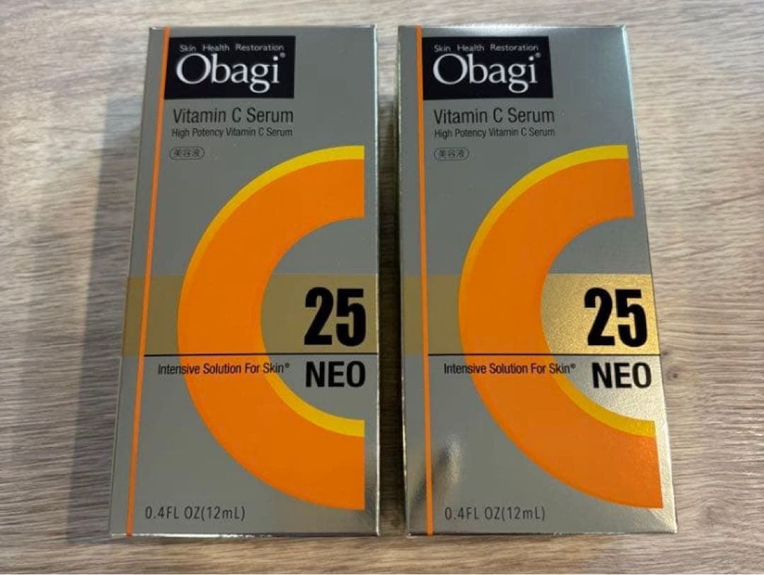 【新品】Obagi Vitamin C Serum 25% NEO 2本セット Obagi C25 Vitamin C Serum Neo Brightening & Anti-Aging 12ml