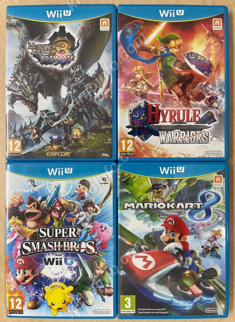 WiiUソフト4本セット【中古美品・WiiU欧州版】 - メルカリ