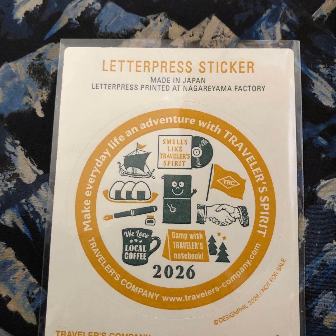 トラベラーズノート 2026 新春くじ 非売品リフィル マグネット ステッカー
