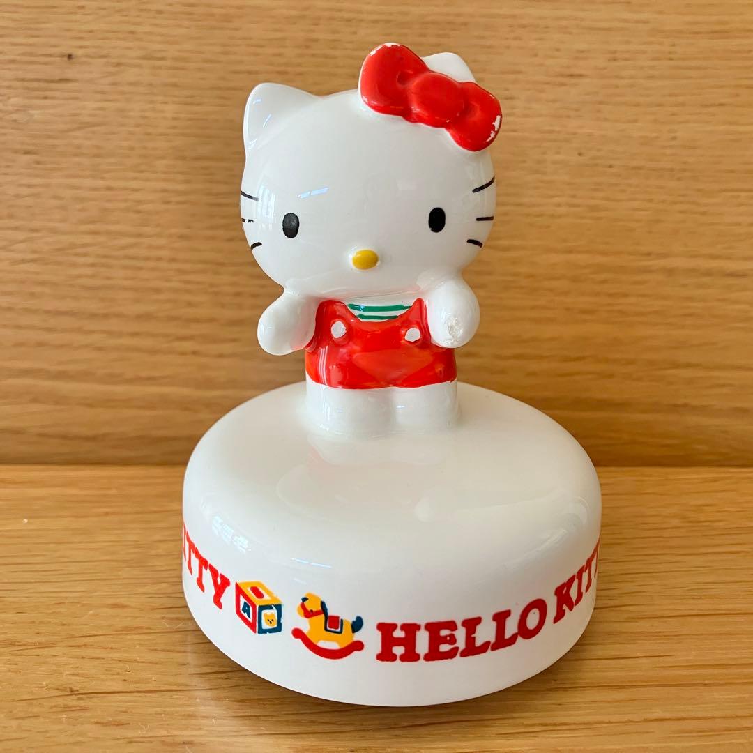 激レア！】ハローキティ オルゴール 陶器製 80年代 レトロ - メルカリ
