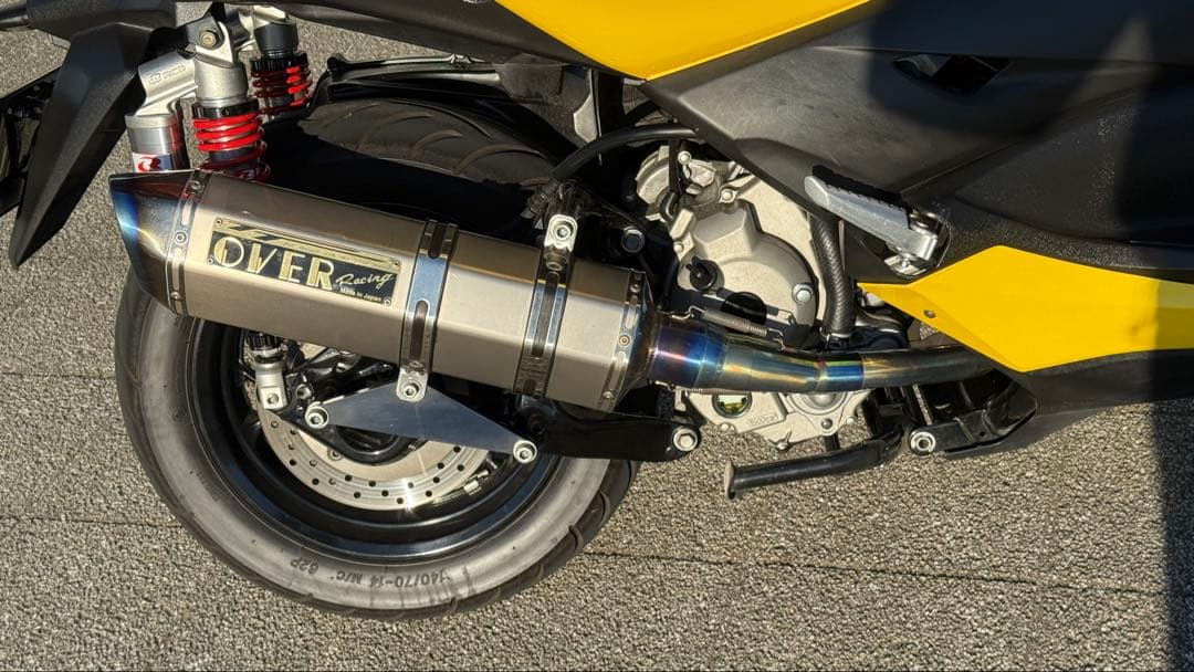 XMAX オーバーレーシング TT-Formula RS チタン【メンテ済】 OVER RACING（オーバーレーシング） OVER オーヴァー TT-Formula RS