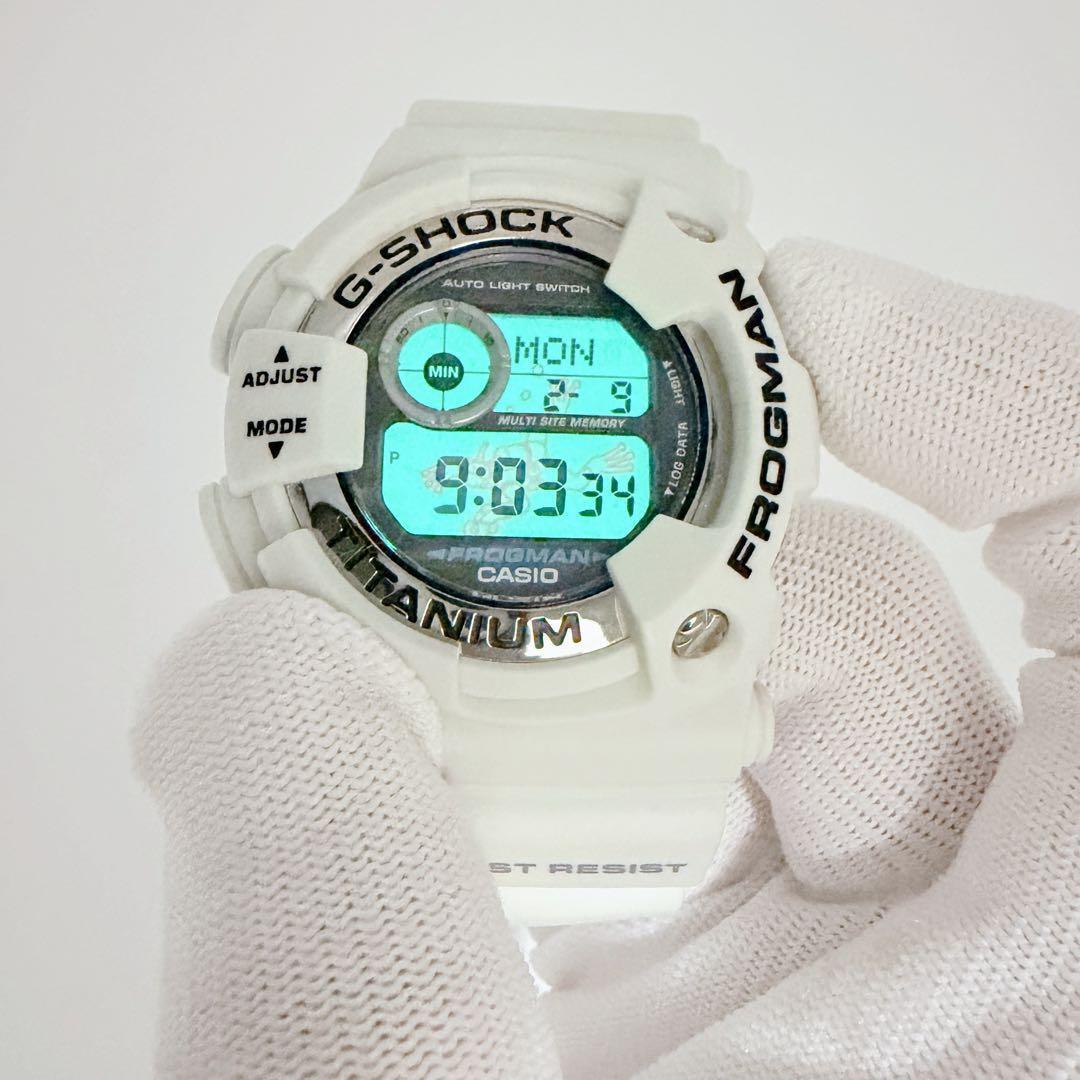 希少 CASIO G-SHOCK フロッグマン DW-9900 ホワイト チタン - メルカリ